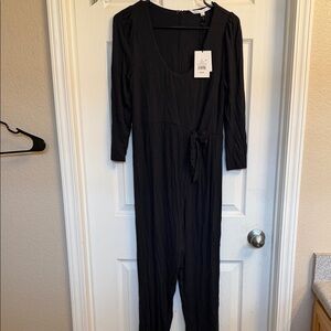 The Nines by HATCH Black Long Sleeve Jumpsuit